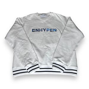 ENHYPEN Day One Kpop Album Weverse White Long Sleeve Sweatshirt Men’s Size M